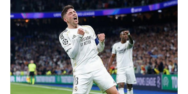 Federico Valverde teki Real Madridin ainoan kolmannen maalin ottelussa